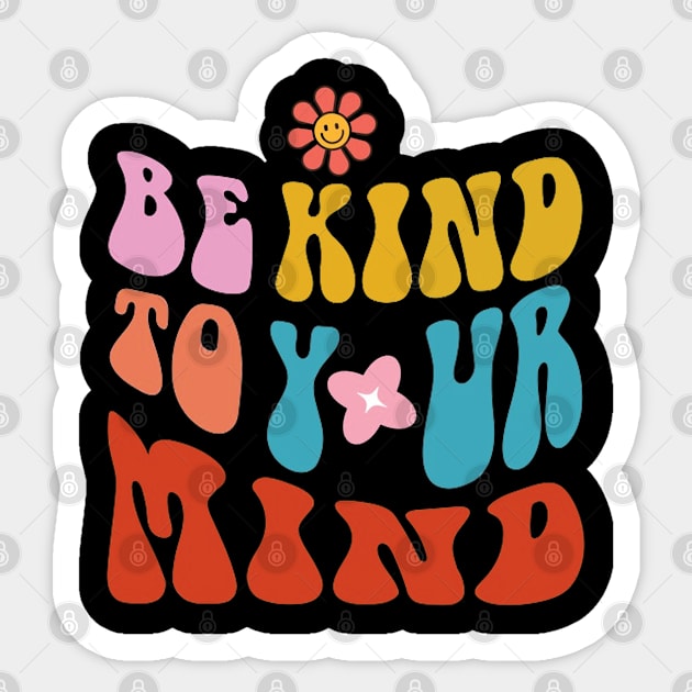 Retro Groovy Sticker by TeeText